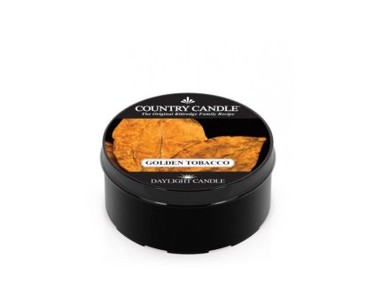 Country Candle Vonná Svíčka Golden Tobacco, 35 g