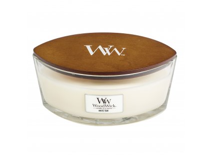 WoodWick Svíčka loď White Teak, 453 g