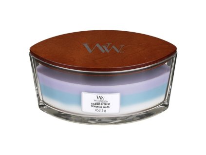 WoodWick Svíčka loď Trilogy Calming Retreat, 453 g