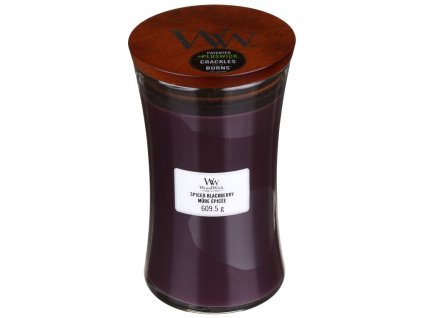 WoodWick Svíčka Spiced Blackberry váza velká, 609,5 g