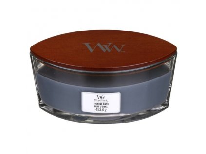 WoodWick Svíčka loď Evening Onyx, 453 g