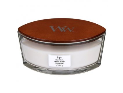 WoodWick Svíčka loď Smoked Jasmine, 453 g