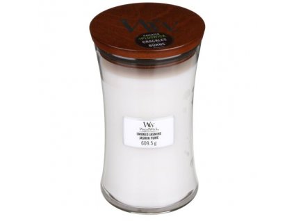 WoodWick Svíčka Smoked Jasmine váza velká, 609,5 g