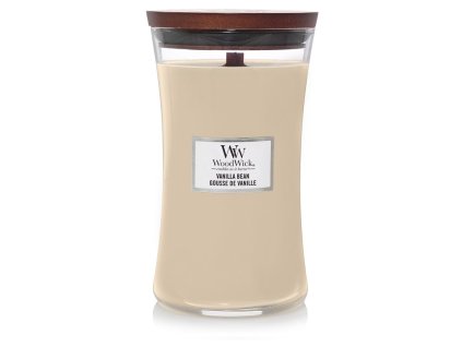WoodWick Svíčka Vanilla Bean váza velká, 609,5 g