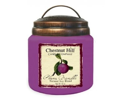 Chestnut Hill Candle svíčka Plum Vanilla - Švestka a vanilka, 454 g