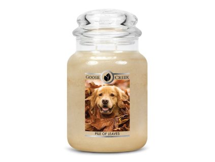 Goose Creek Candle svíčka Hromádka listí - Pile of Leaves, 680 g