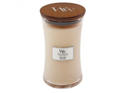 WoodWick Svíčka White Honey váza velká, 609,5 g