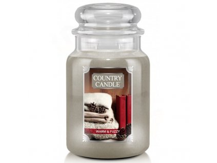 Country Candle Vonná Svíčka Warm and Fuzzy, 652 g