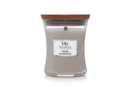 Woodwick svíčka malá Fireside, 85 g