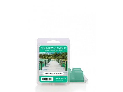 Country Candle Citrus & Seagrass Vonný Vosk, 64 g