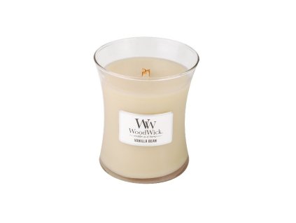 Woodwick svíčka malá Vanilla Bean, 85 g SLEVA - 2 jakost