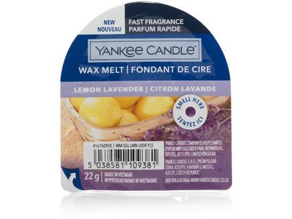 Yankee Candle - Lemon Lavender Vosk do aromalampy, 22 g