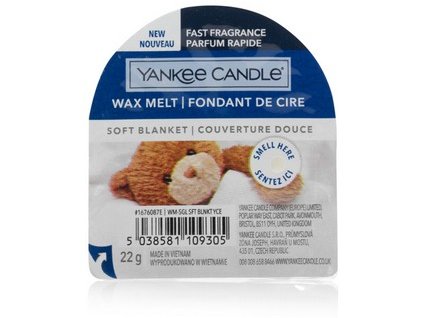 Yankee Candle - Soft Blanket Vosk do aromalampy, 22 g