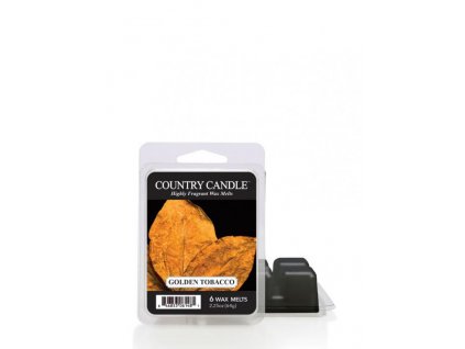 Country Candle Golden Tobacco Vonný Vosk, 64 g