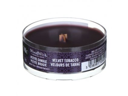 WoodWick Svíčka Petite Velvet Tobacco, 31 g