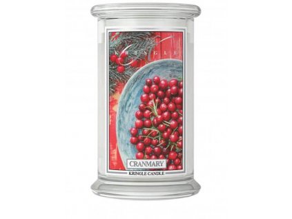 Kringle Candle svíčka Cranmary (sójový vosk), 623 g