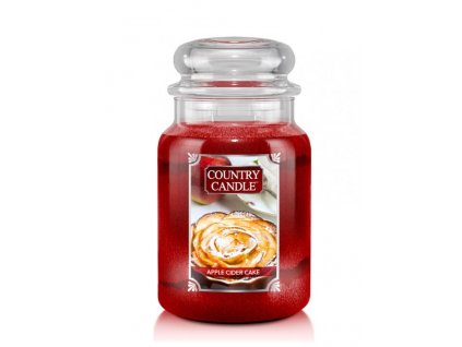 Country Candle Vonná Svíčka Apple Cider Cake (sójový vosk), 652 g
