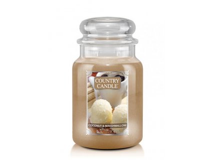 Country Candle Vonná Svíčka Coconut Marshmallow, 652 g