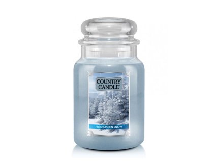 Country Candle Vonná Svíčka Fresh Aspen Snow, 652 g