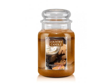 Country Candle Vonná Svíčka Gingerbread Latte, 652 g