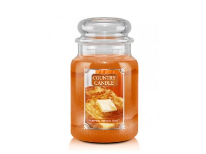 Country Candle Vonná Svíčka Pumpkin French Toast, 652 g