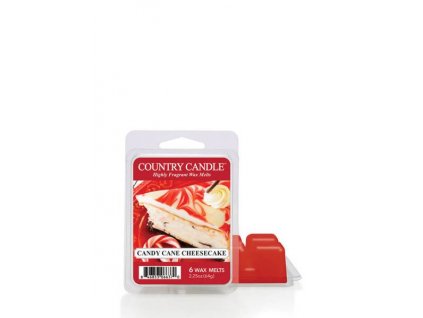 Country Candle Candy Cane Cheesecake Vonný Vosk, 64 g