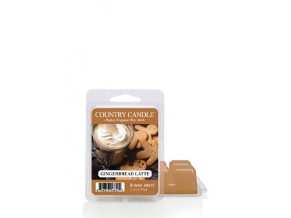 Country Candle Gingerbread Latte Vonný Vosk, 64 g