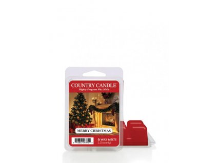 Country Candle Merry Christmas Vonný Vosk, 64 g