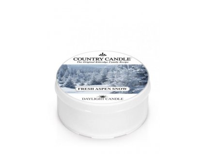 Country Candle Vonná Svíčka Fresh Aspen Snow, 35 g