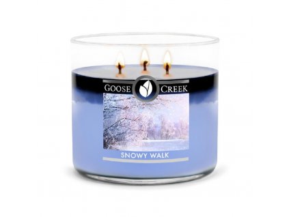 Goose Creek Candle svíčka Snowy Walk, 411 g