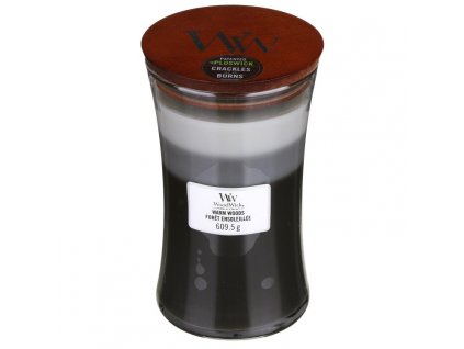 WoodWick Svíčka Trilogy Warm Woods váza velká, 609,5 g