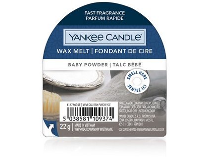 Yankee Candle - Baby Powder Vosk do aromalampy, 22 g