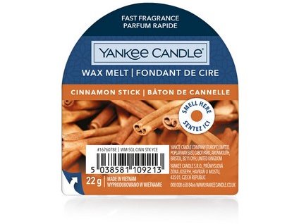 Yankee Candle - Cinnamon Stick Vosk do aromalampy, 22 g