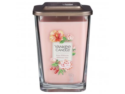 yankee candle 1630526e elevation rose hibiscus large candle 2