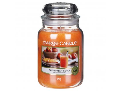 yankee candle 1631381e farm fresh peach large