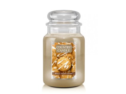 Country Candle Vonná Svíčka Maple Sugar Cookie, 652 g SLEVA - 2 jakost