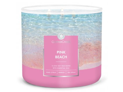 Pink Beach Large 3 Wick Candle 1024x1024