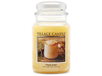 Village Candle Vonná svíčka Maple Butter - Javorový sirup, 602 g