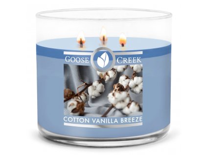 Cotton Vanilla Breeze Large 3 Wick Candle 1024x1024