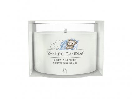 Yankee Candle Votivní svíčka ve skle Soft Blanket, 37g