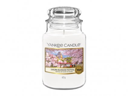 Yankee Candle Vonná Svíčka Sakura Blossom Festival classic velký, 623 g