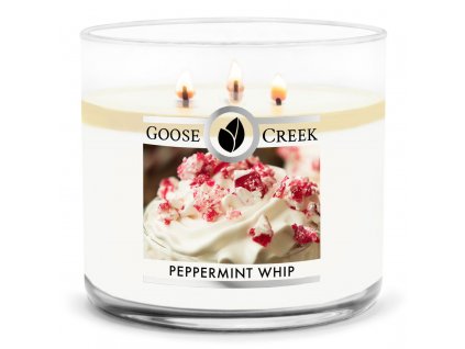 peppermint whip 3 docht kerze 411g