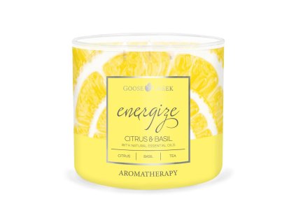 citrus basil energize 3 docht kerze 411g