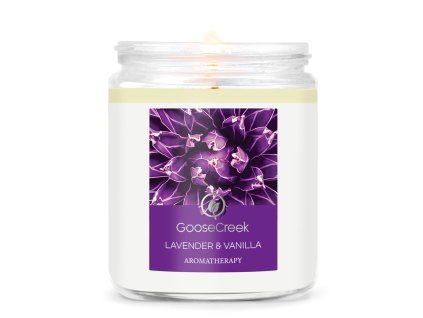 lavender vanilla 1 docht kerze 198g