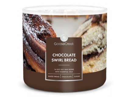 chocolate swirl bread 3 docht kerze 411g