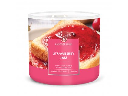 strawberry jam 3 docht kerze 411g