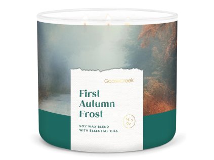 first autumn frost 3 docht kerze 411g