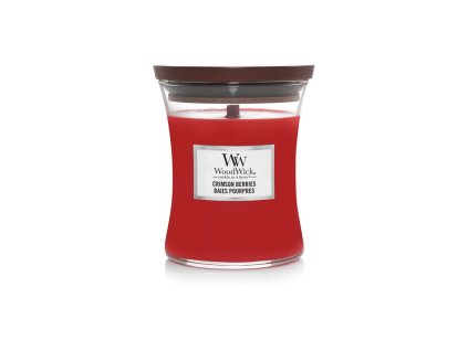 Woodwick svíčka malá Crimson Berries, 85 g