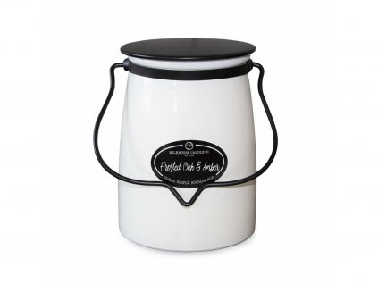 41724 frosted oak amber 22oz glow jar