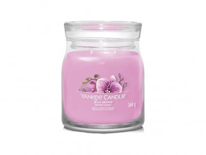 Yankee Candle Signature svíčka střední Wild Orchid, 368g